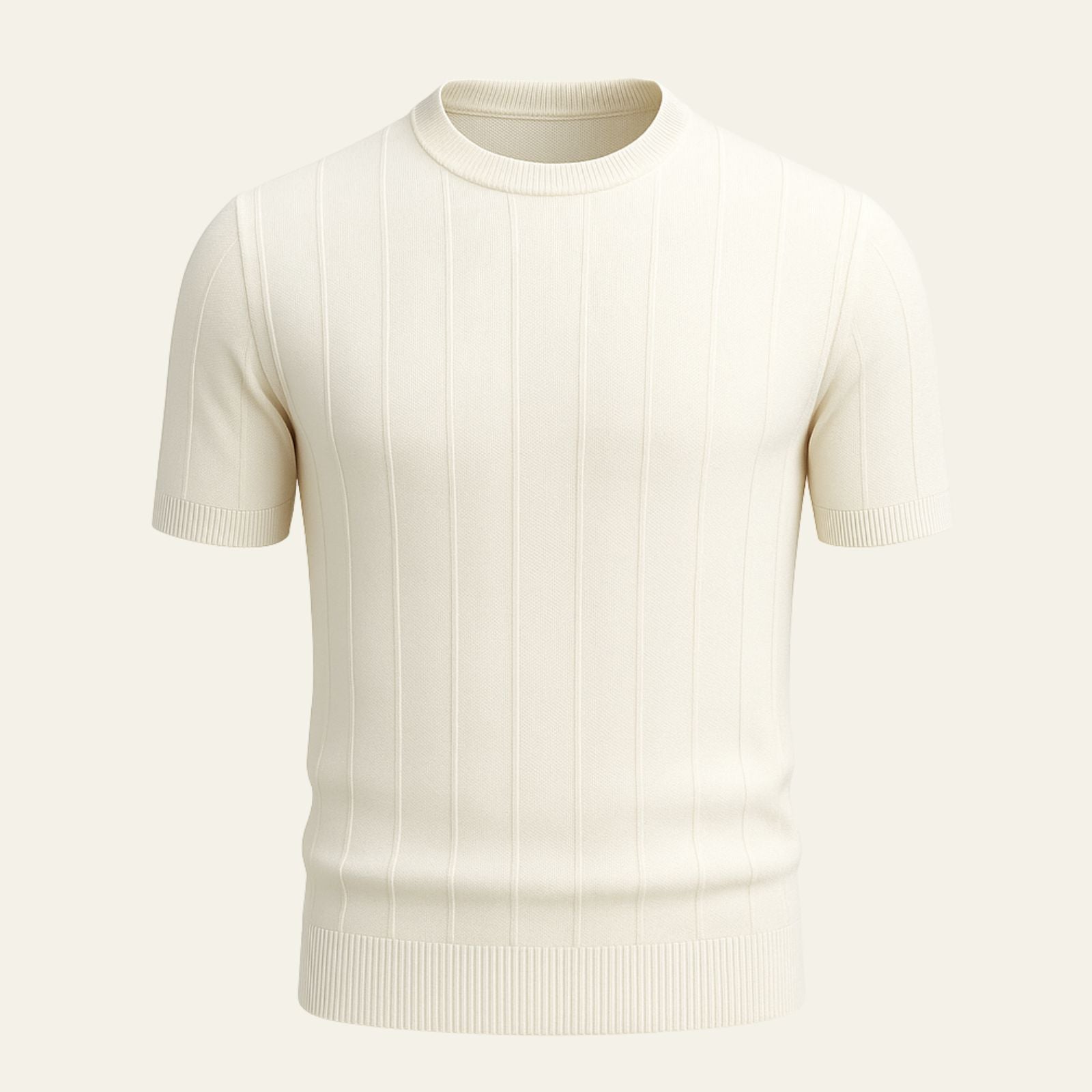 The Cannes Ribbed Knit Tee