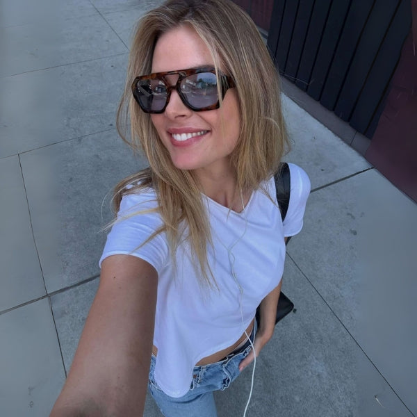 The Milano Geometric Acetate Sunglass