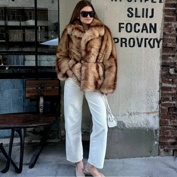 The Aspen Plush Faux-Fur Coat