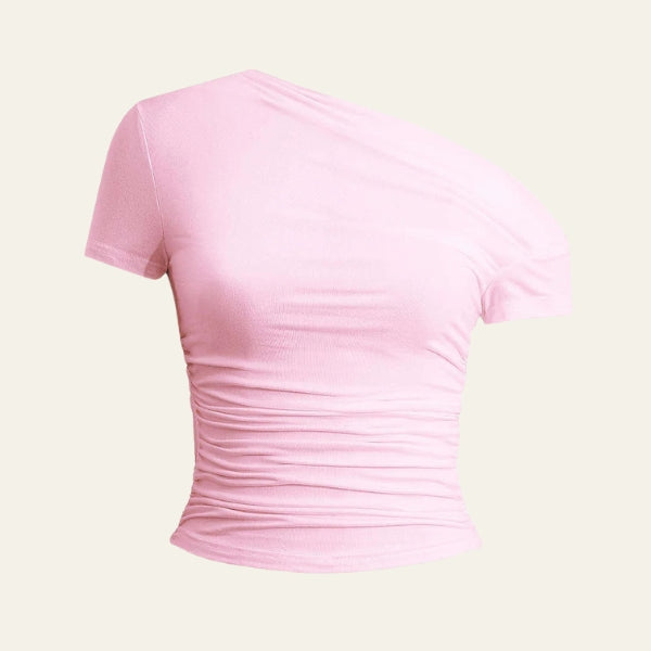 The Amalfi Asymmetric Ruched Top