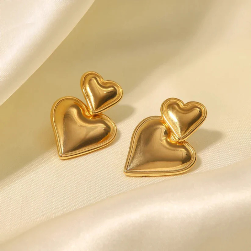The Amore Heart Earrings