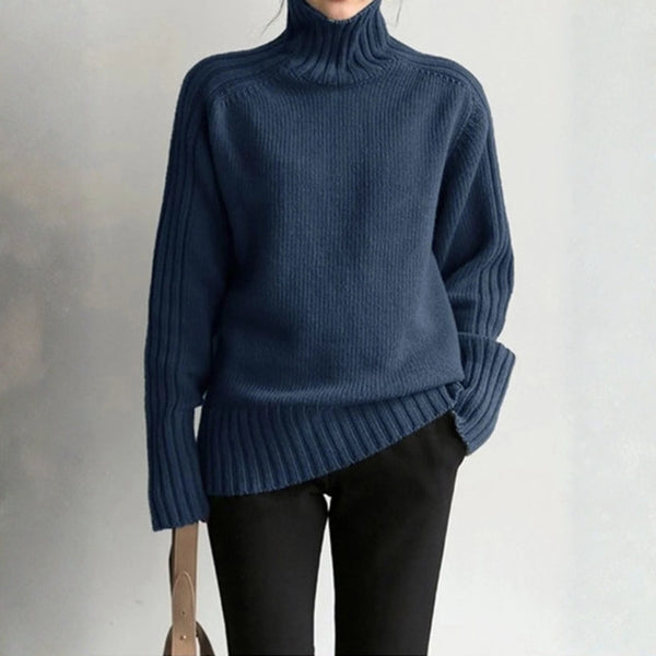 The Aspen Ribbed Turtleneck Sweater