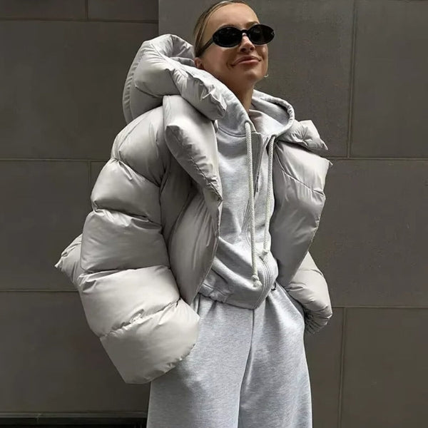 The Glacier Double-Collar Puffer Jacket