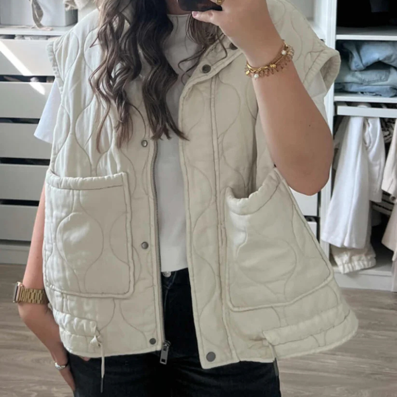 The Aspen Cotton Quilted Vest