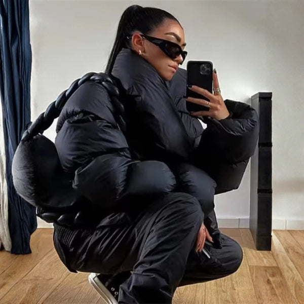 The Oslo Funnel-Neck Puffer Jacket