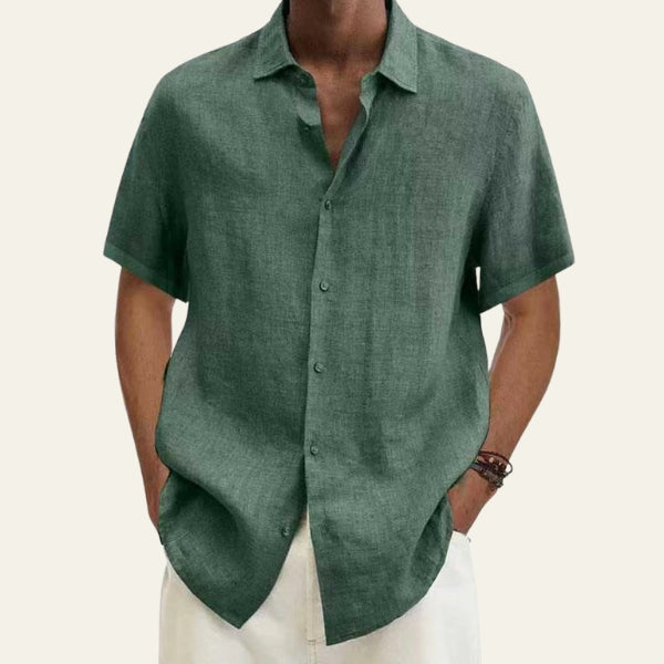 The Sorrento Short-Sleeve Button Shirt