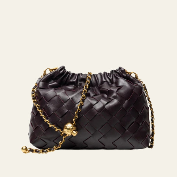 The Portofino Woven Chain Shoulder Bag