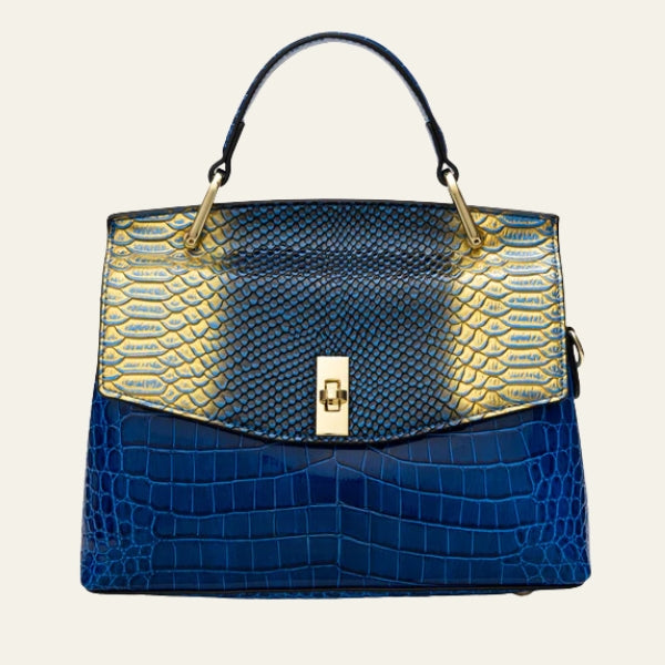 The Milano Structured Top-Handle Shoulder Bag