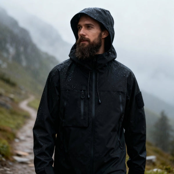 The Alpine Hooded Zip Shell Jacket