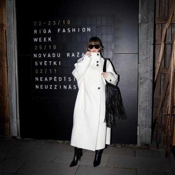 The Geneva Stand-Collar Longline Coat