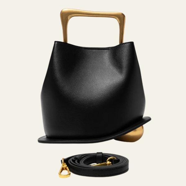 The Vienna Sculpted Handle Mini Handbag