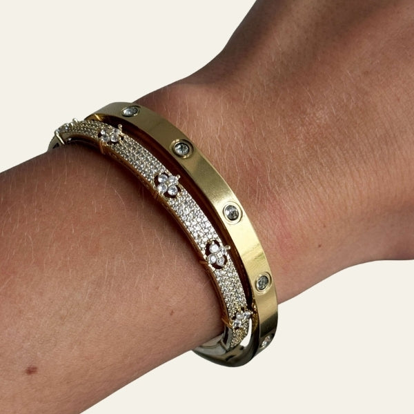 The Cannes Pavé Panel Cuff