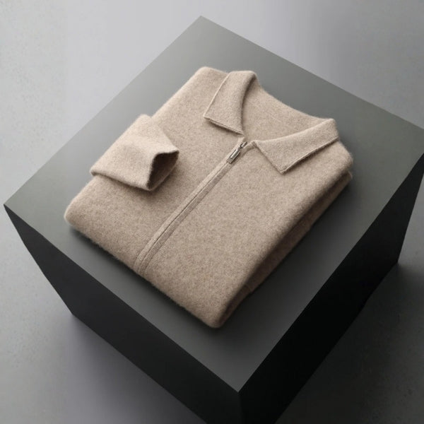 The Lucerne Cashmere Zip Jacket