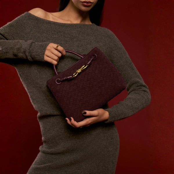 The Florence Woven Top-Handle Tote