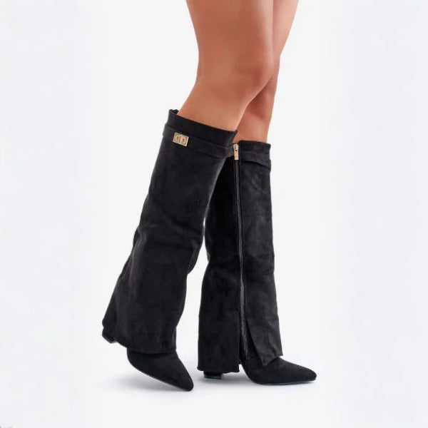 The Valencia Suede Sculpted Boot