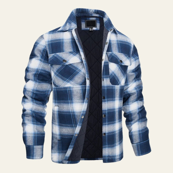 The Aspen Quilted Flannel Overshirt