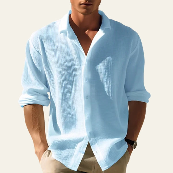 The Amalfi Textured Button Shirt