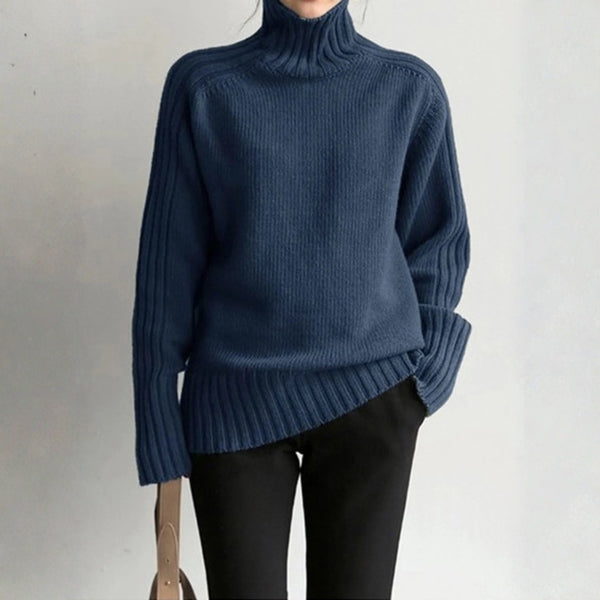 The Bergen Ribbed Turtleneck Sweater