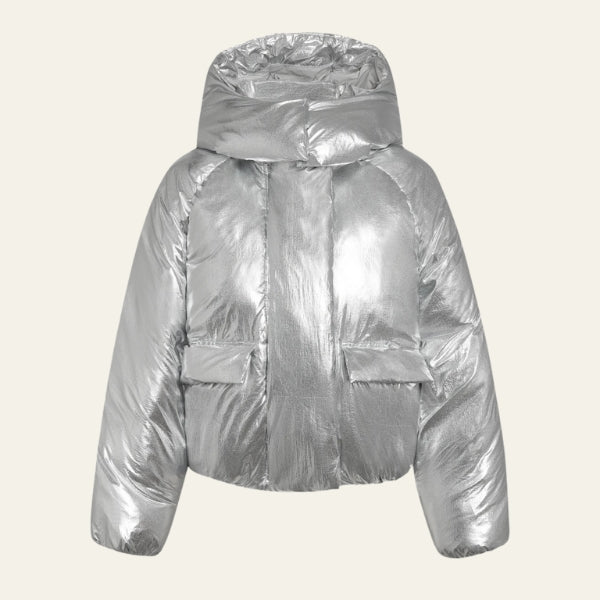 The Aspen Hooded Cropped Puffer Jacket