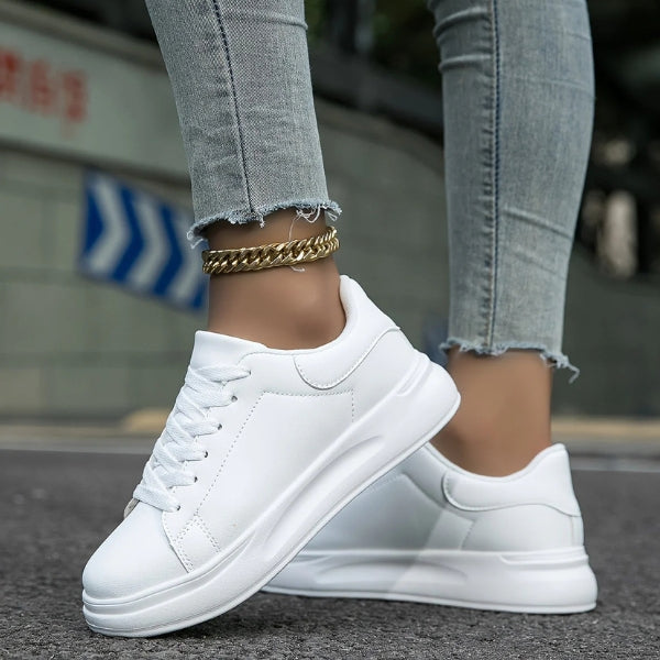 The Milan Chunky-Sole Lace-Up Sneakers