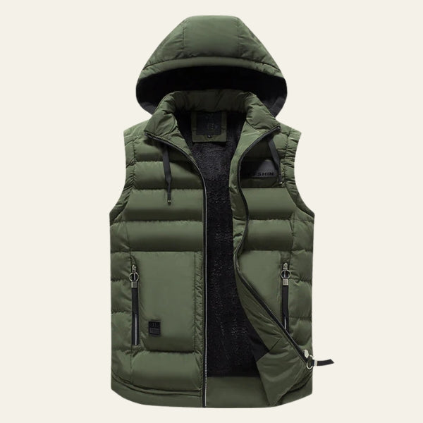 The Aspen Padded Hooded Vest