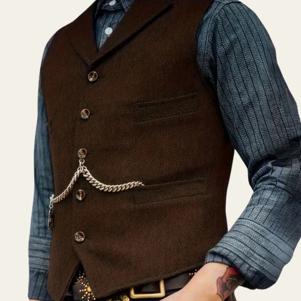 The Ashbourne Classic Tweed Vest