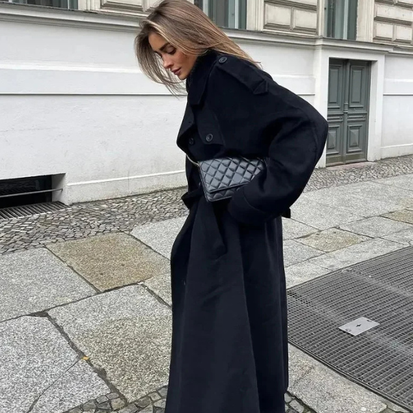 The Savona Oversized Wool Coat