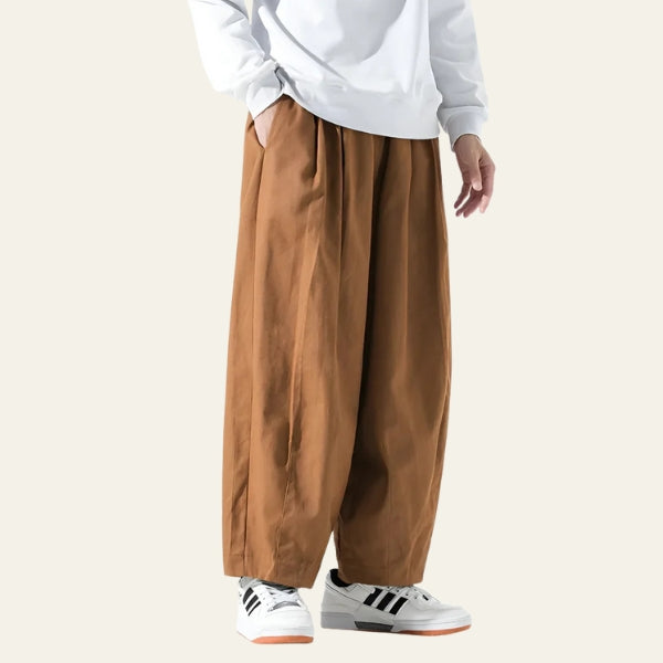 The Kyoto Elastic-Waist Wide-Leg Trousers