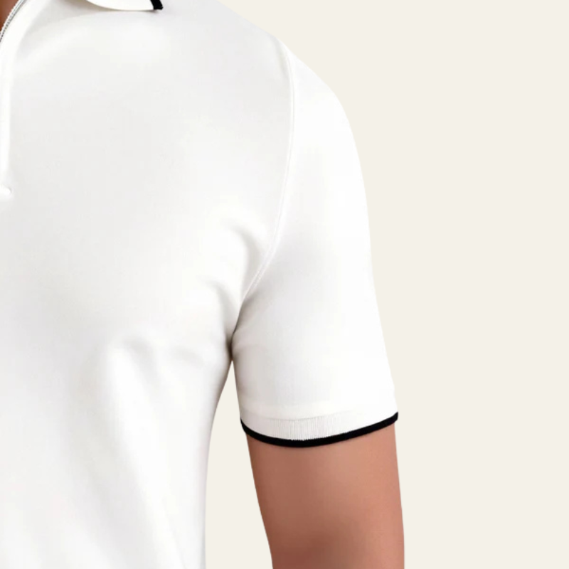 The Monaco Half-Zip Polo Shirt