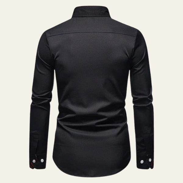 The Milano Contrast-Trim Button Shirt