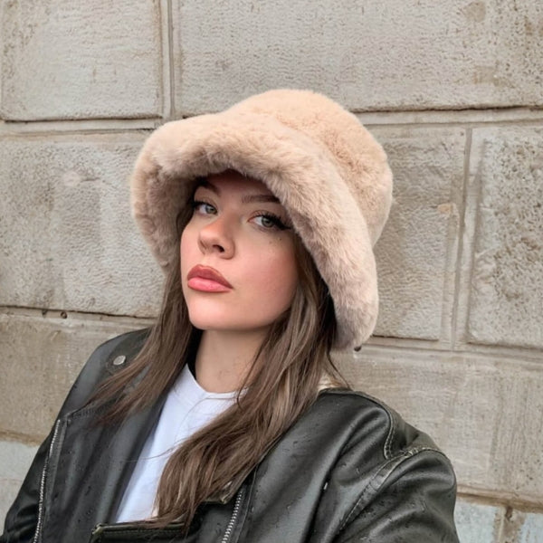 The Montmartre Faux-Fur Bucket Hat