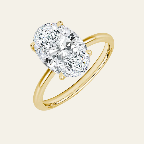 The Aurelia Oval Solitaire Ring
