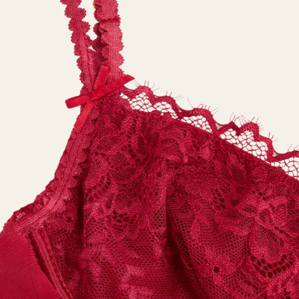 The Parisian Ruffle Lace Bodysuit