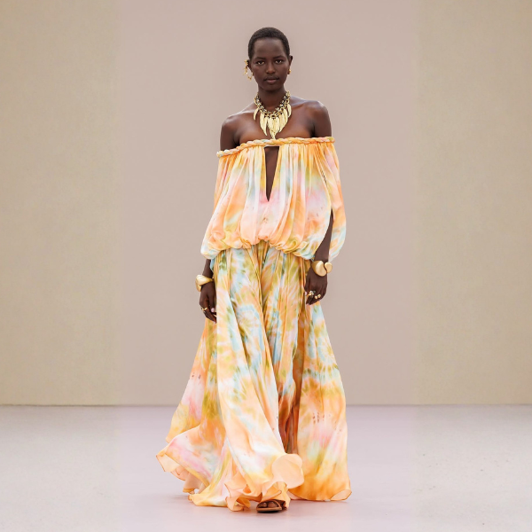 The Amalfi Off-Shoulder Maxi Dress