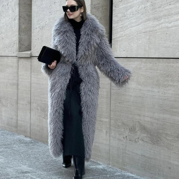 The Oslo Faux Fur Maxi Coat