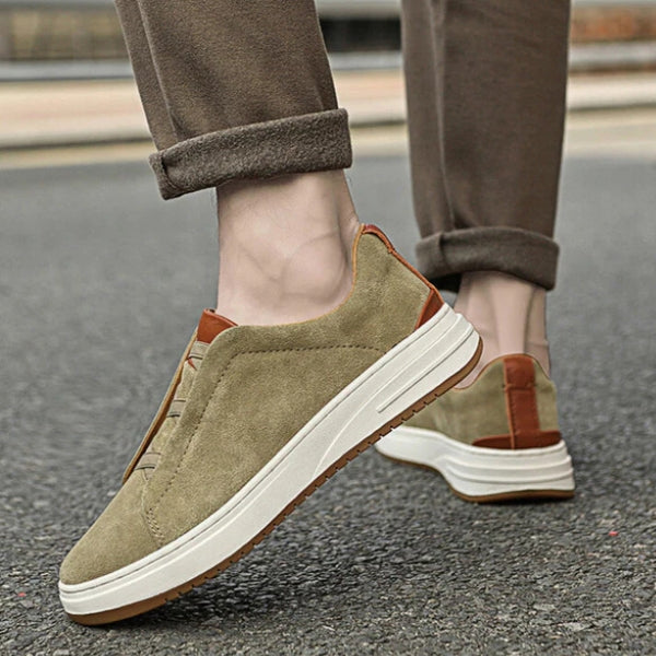 The Verona Slip-On Suede-Effect Sneaker