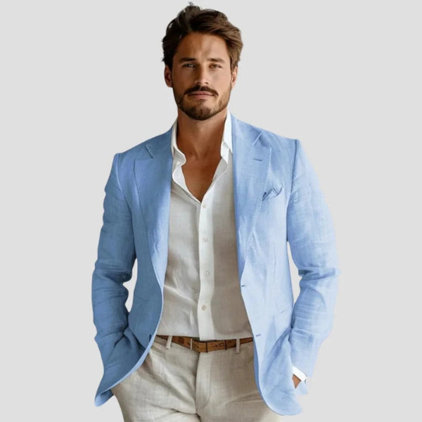 The Amalfi Linen Blazer