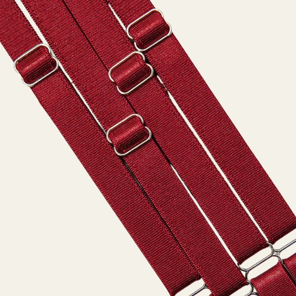 The Riviera Mesh Garter Bodysuit Set