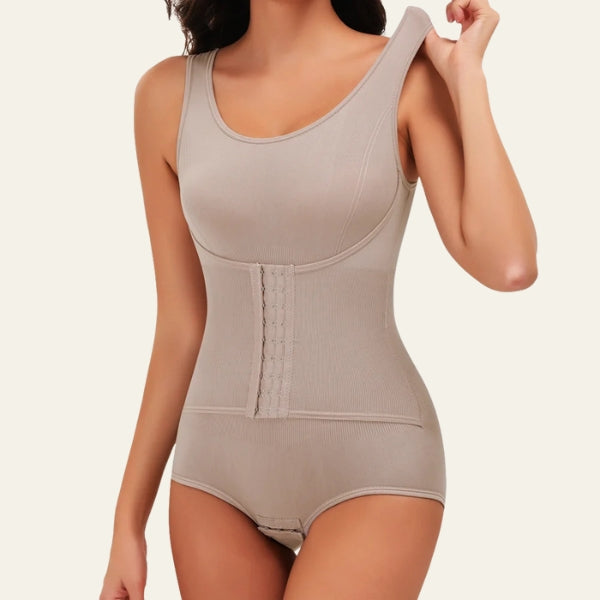 The Riviera Hook-Front Sculpting Bodysuit