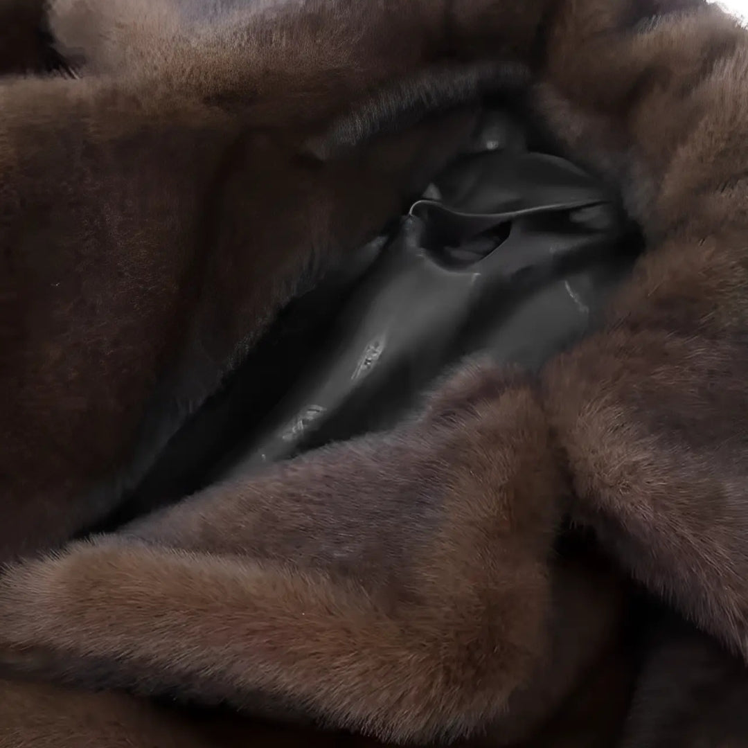 The Vienna Long Plush-Fur Coat