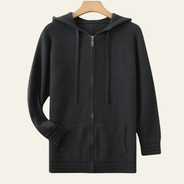 The Oslo Cashmere Zip Hoodie