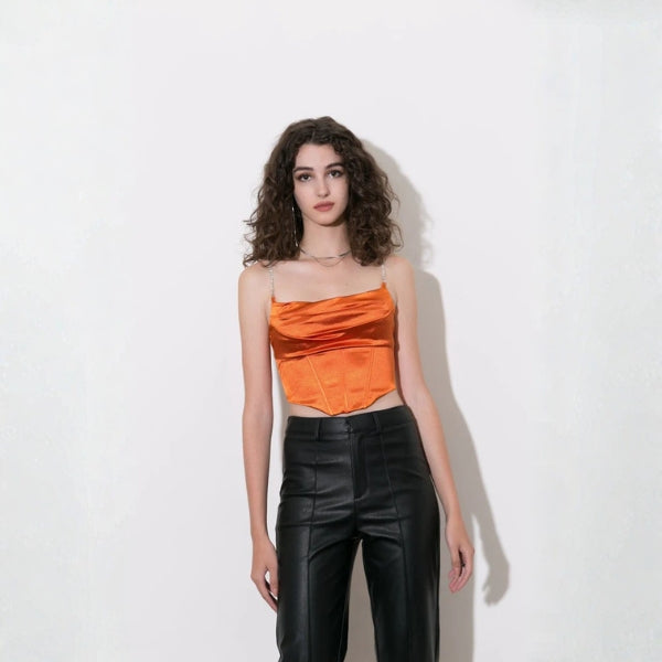 The Florence Draped Corset Cami Top