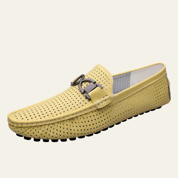 The Riviera Perforated Strap Loafers