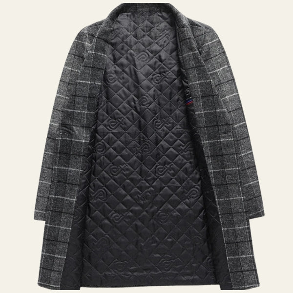 The Camden Checked Single-Breasted Coat