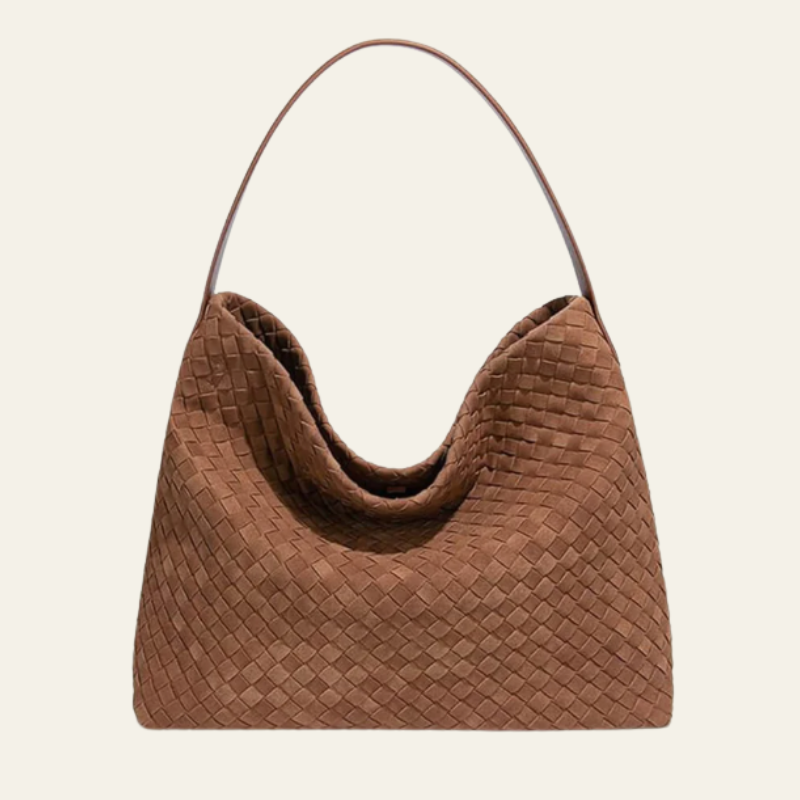 The Palermo Woven Suede Hobo Bag