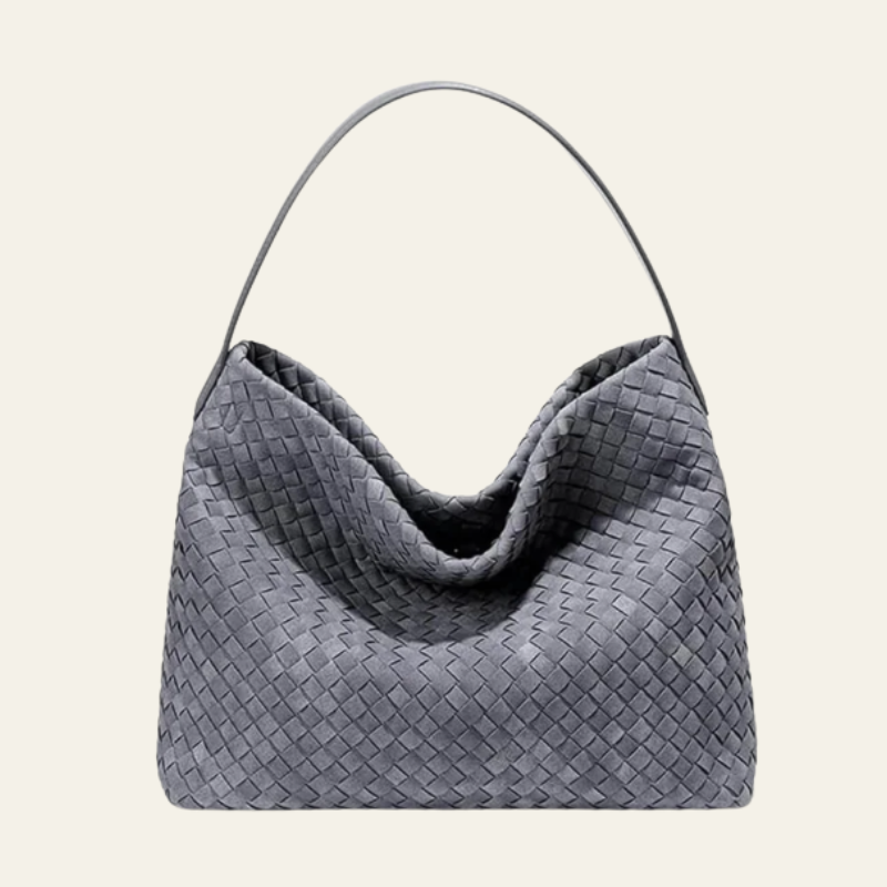 The Palermo Woven Suede Hobo Bag
