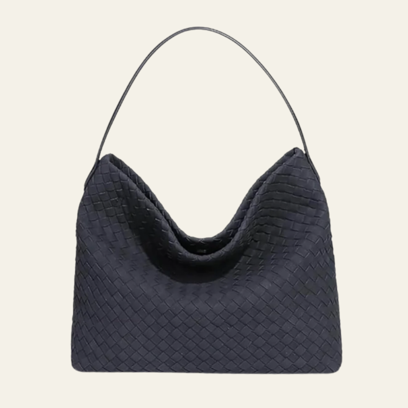 The Palermo Woven Suede Hobo Bag