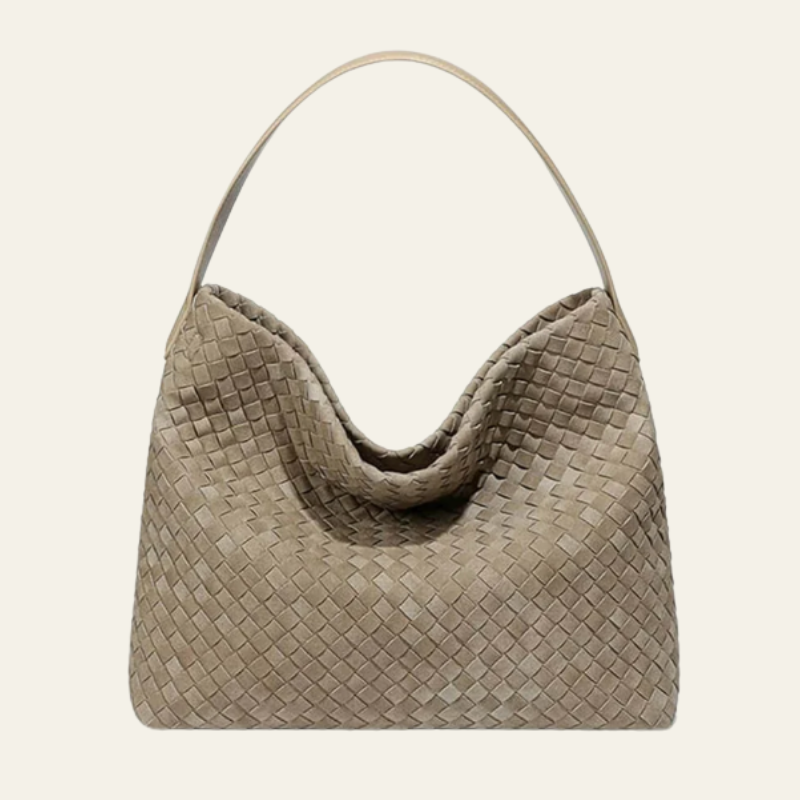 The Palermo Woven Suede Hobo Bag