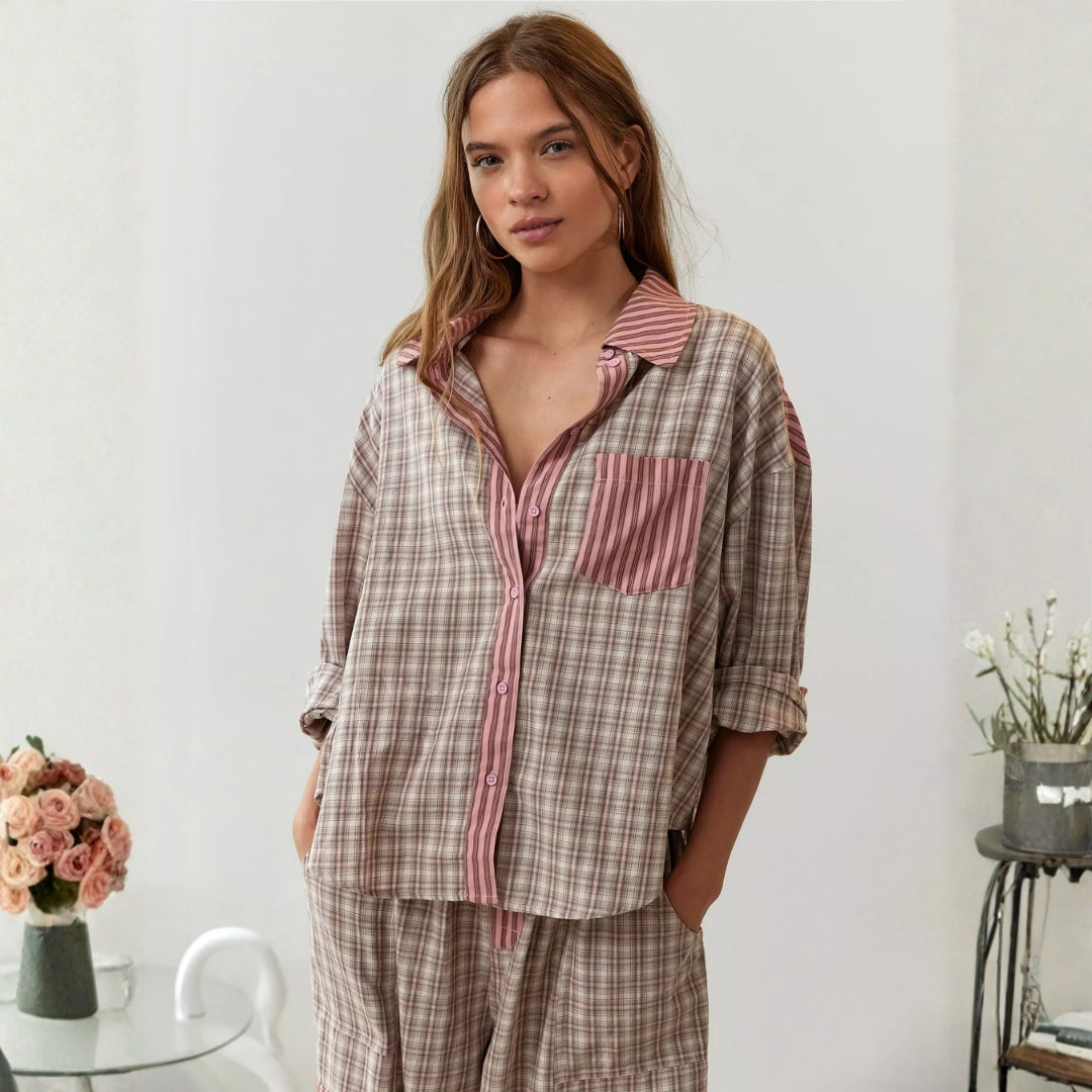 The Haven Patchwork Soft-Weave Lounge Set