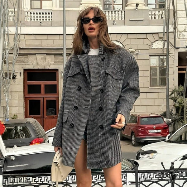 The Paris Belted Double-Breasted Coat